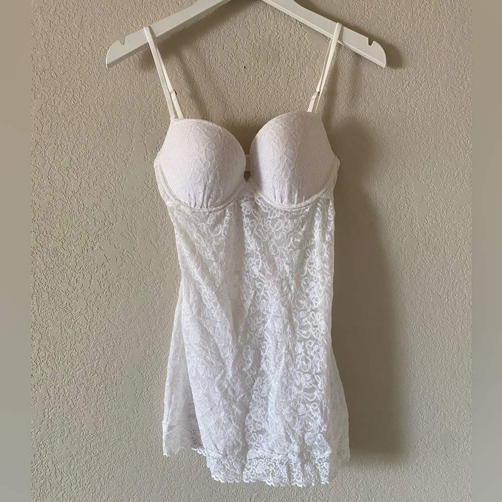 NWT Victoria’s Secret The Lacie White Teddy
